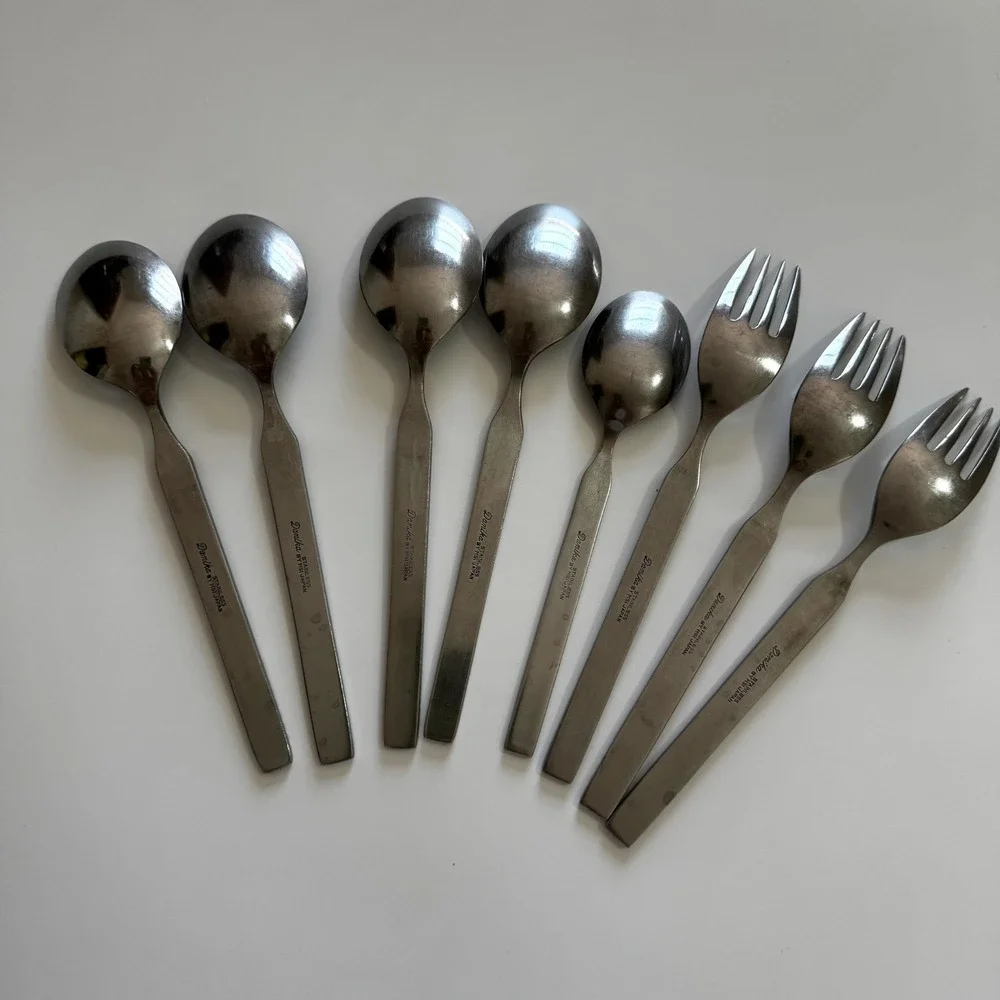 DANIKA MSI Celtic‎ Knot Stainless Mixed Lot 8 Pc Forks And Spoons Japan MCM